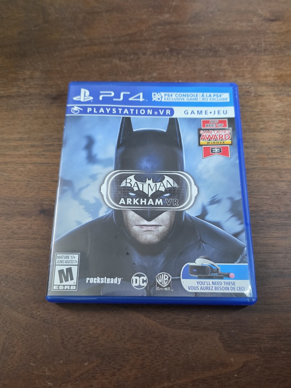 Sony PS4 Batman: Arkham VR Game Cib